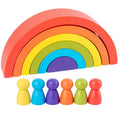 Rainbow Blocks de Madera | Bloques Arcoíris WOODCHILD